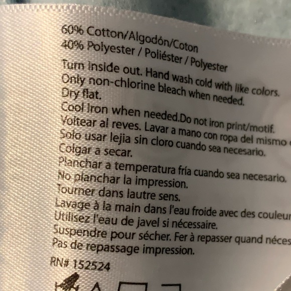 NWT- I am Peace, I am love Hoodie Baby Blue - Picture 5 of 5